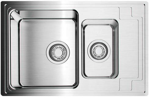 Omoikiri Mizu 78-2-IN, мойка, нержавеющая сталь