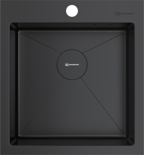 Omoikiri Akisame 46-GB, мойка, нержавеющая сталь/графит