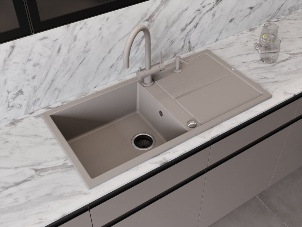 Omoikiri Sumi 100A-GR мойка, керамика, ленинградский серый