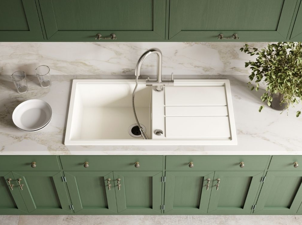 Omoikiri Kitagawa 100-WG, мойка, керамика, wind green