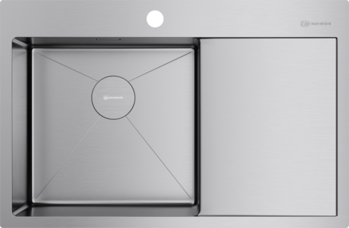 Omoikiri Akisame 78-IN-L, мойка, нержавеющая сталь, чаша слева