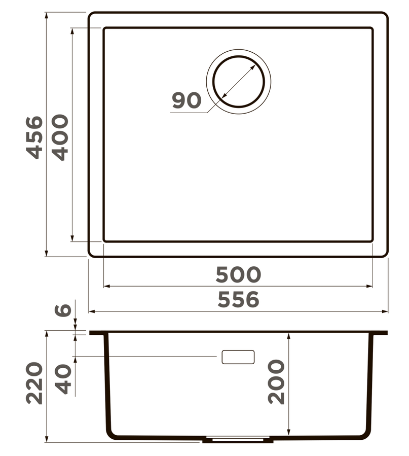 Omoikiri Yamakawa 55-U/I-WG, мойка, керамика, wind green