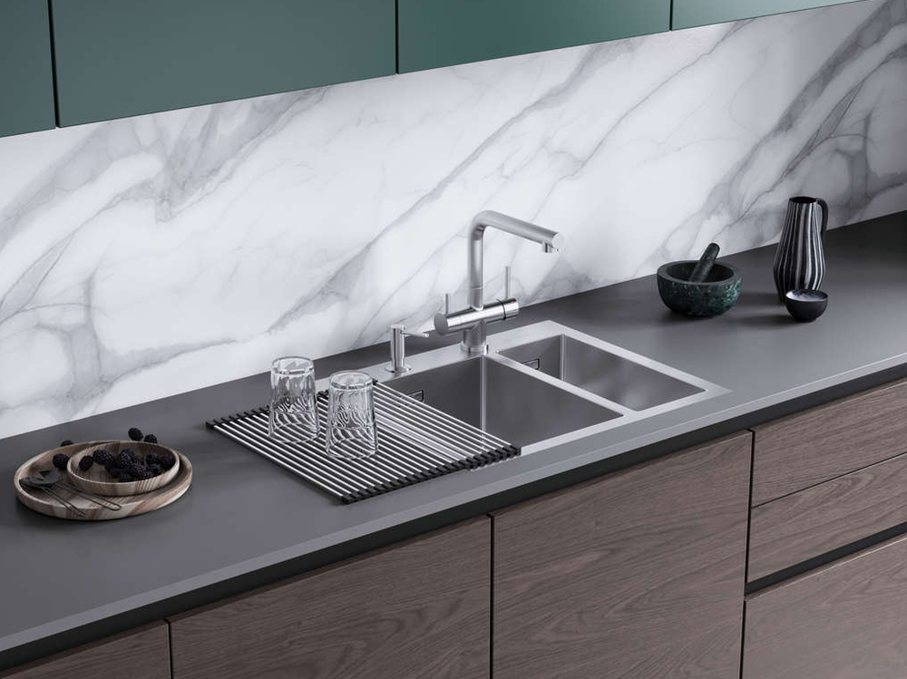 Omoikiri Akisame 60-2-IN-L, мойка, нержавеющая сталь 