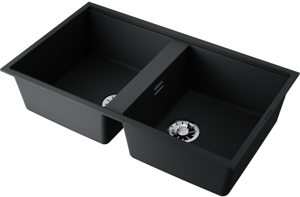 Omoikiri Kitagawa 83-2-U-GB, мойка, керамика, графит