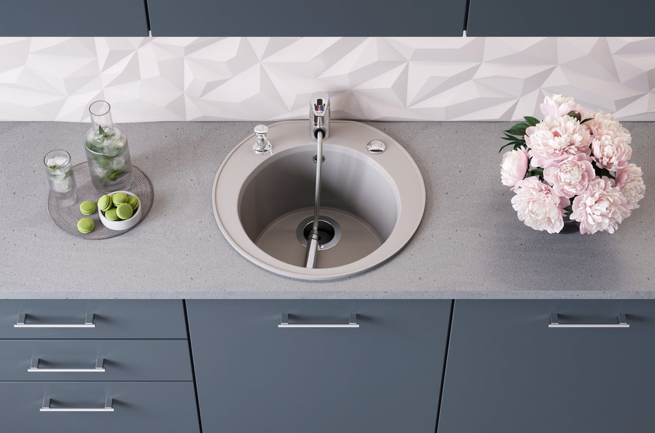 Omoikiri Miya 50R GR, мойка, гранит, leningrad grey