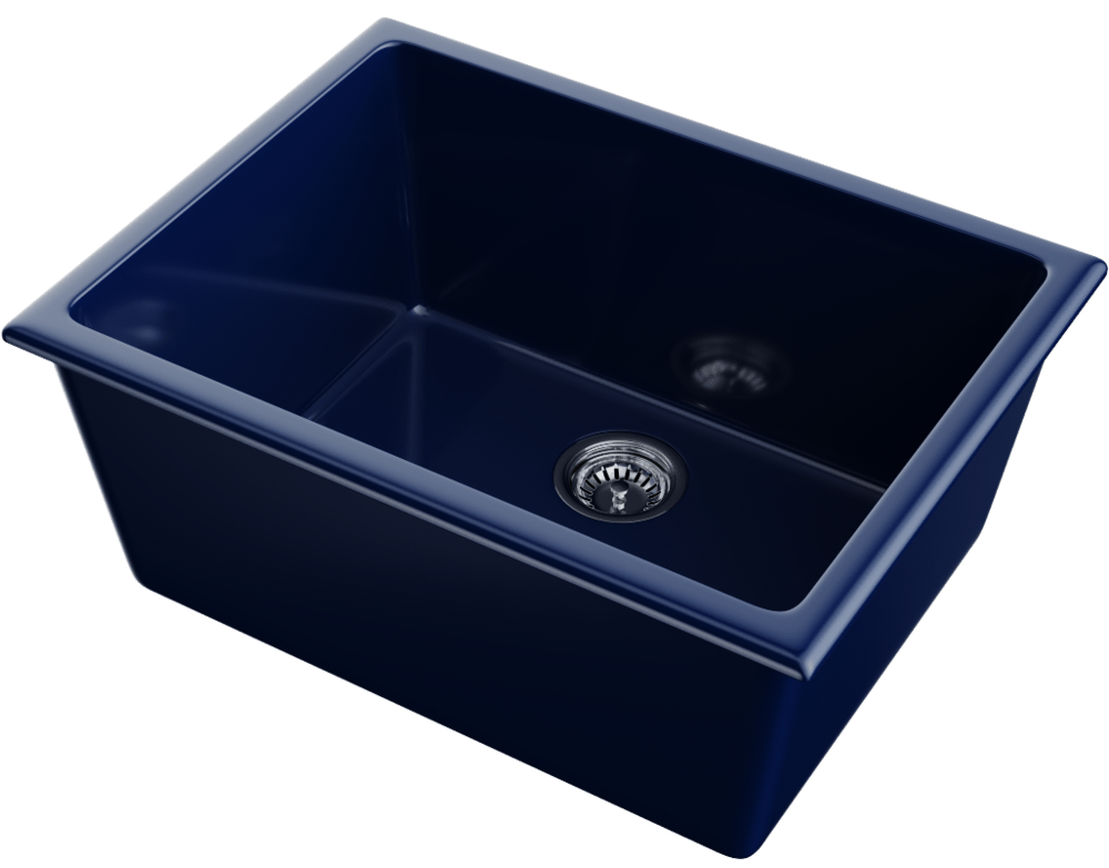 Omoikiri Okinoshima 61-U/I-IB Glossy, мойка, керамика, indigo blue