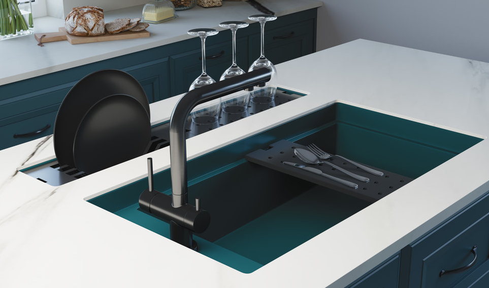 Omoikiri DRY-03 PRO DO, сушилка для посуды, deep ocean