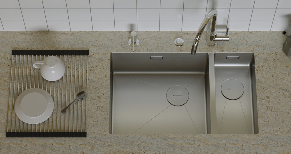 Omoikiri Taki 69-2-U/IF-IN-L Side, мойка, нержавеющая сталь, чаша слева