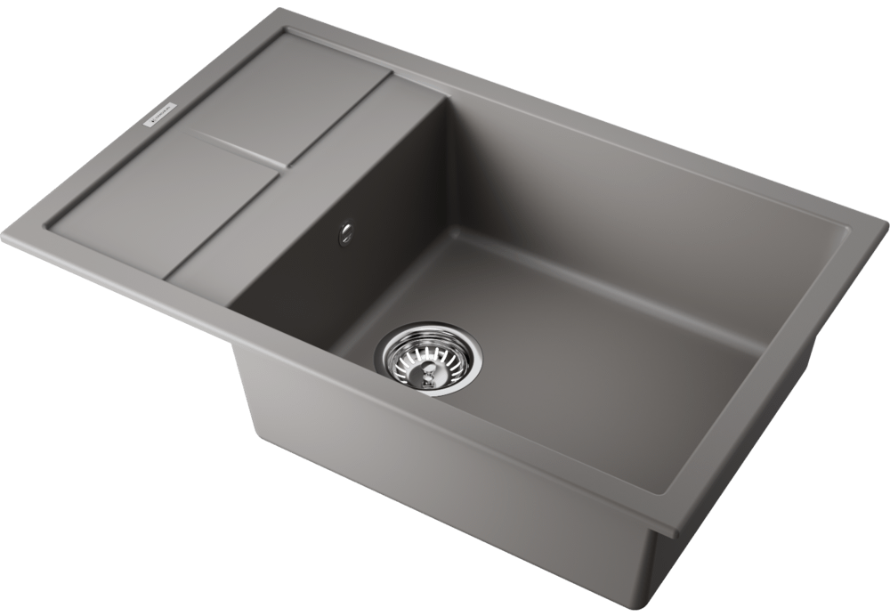 Omoikiri Sumi 78A-LB-GR, мойка, керамика, ленинградский серый