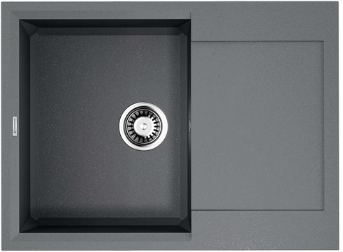 Omoikiri Sakaime 68-GR, мойка, гранит, leningrad grey