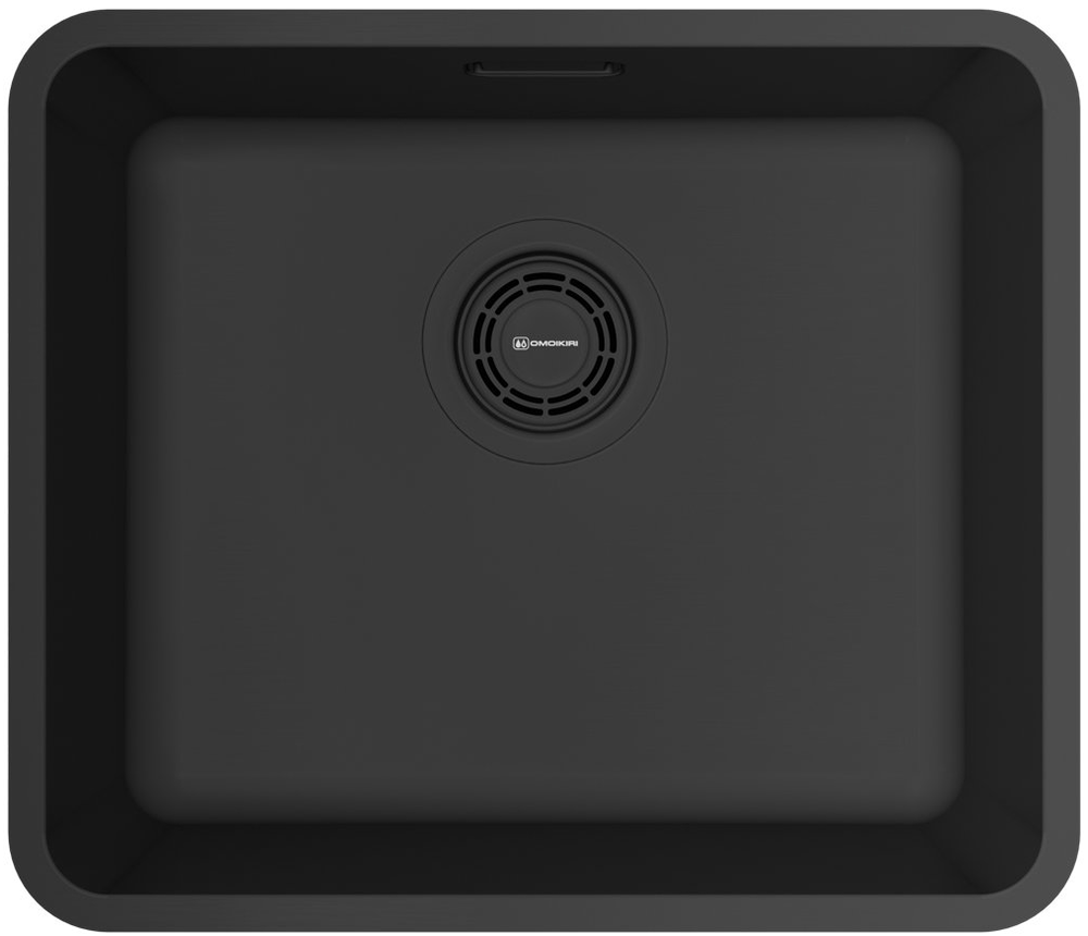Omoikiri Omi 43-U/I-GB Ultra Mini, мойка, нержавеющая сталь/графит