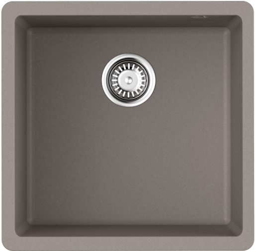 Omoikiri Bosen 44-U-GR, мойка, гранит, leningrad grey