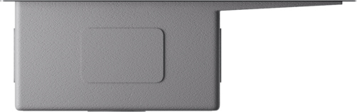 Omoikiri Akisame 65-GM-L, мойка, нержавеющая сталь/вороненая сталь, чаша слева