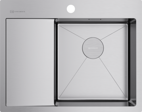 Omoikiri Akisame 65-IN-R, мойка, нержавеющая сталь, чаша справа