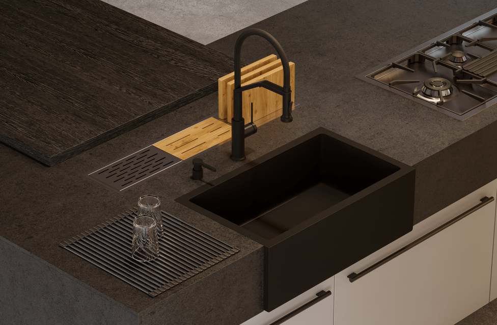 Omoikiri Mikura 76-CC, мойка, керамика, cappuccino coffee