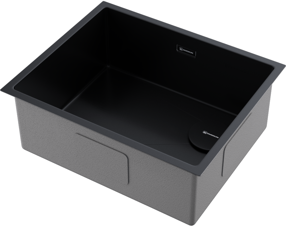 Omoikiri Taki 54-U/IF-GB Side SF, мойка, нержавеющая сталь/ графит