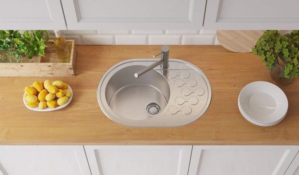 Omoikiri Kasumigaura 65-IN, мойка, нержавеющая сталь