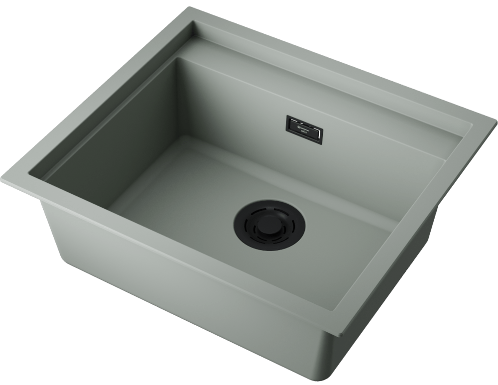 Omoikiri Sintesi 57-WG, мойка, керамика, wind green