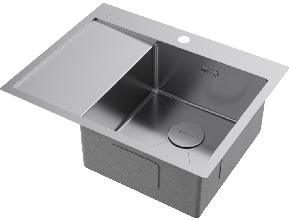 Omoikiri Akisame 65-IN-R, мойка, нержавеющая сталь, чаша справа