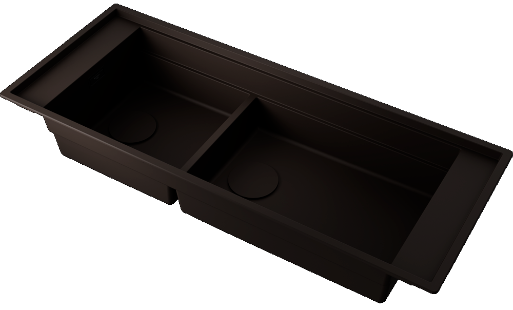 Omoikiri Sintesi Pro 114-2-MO, мойка, керамика, мокко