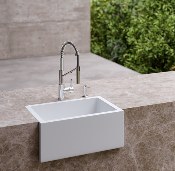 Omoikiri Mikura 61-CC, мойка, керамика, cappuccino coffee