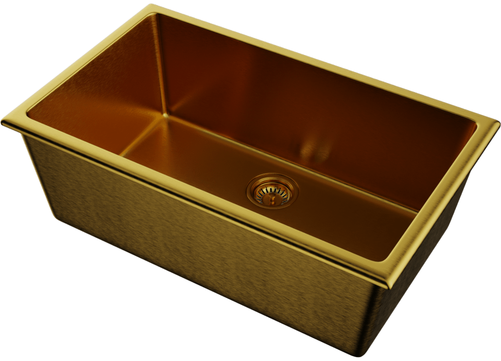 Omoikiri Okinoshima 76-U/I-G Matt, мойка, керамика, золото