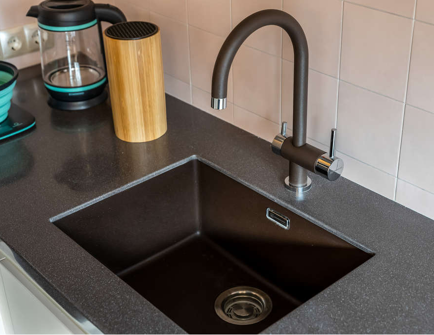 Omoikiri Kata 44-U-GR, мойка, гранит, leningrad grey