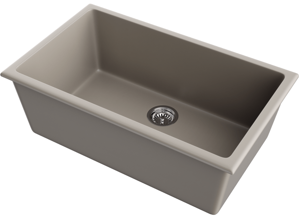 Omoikiri Okinoshima 76-U/I-CC, мойка, керамика, cappuccino coffee