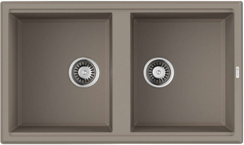 Omoikiri Tedori 86-2-SA, мойка, гранит, бежевый