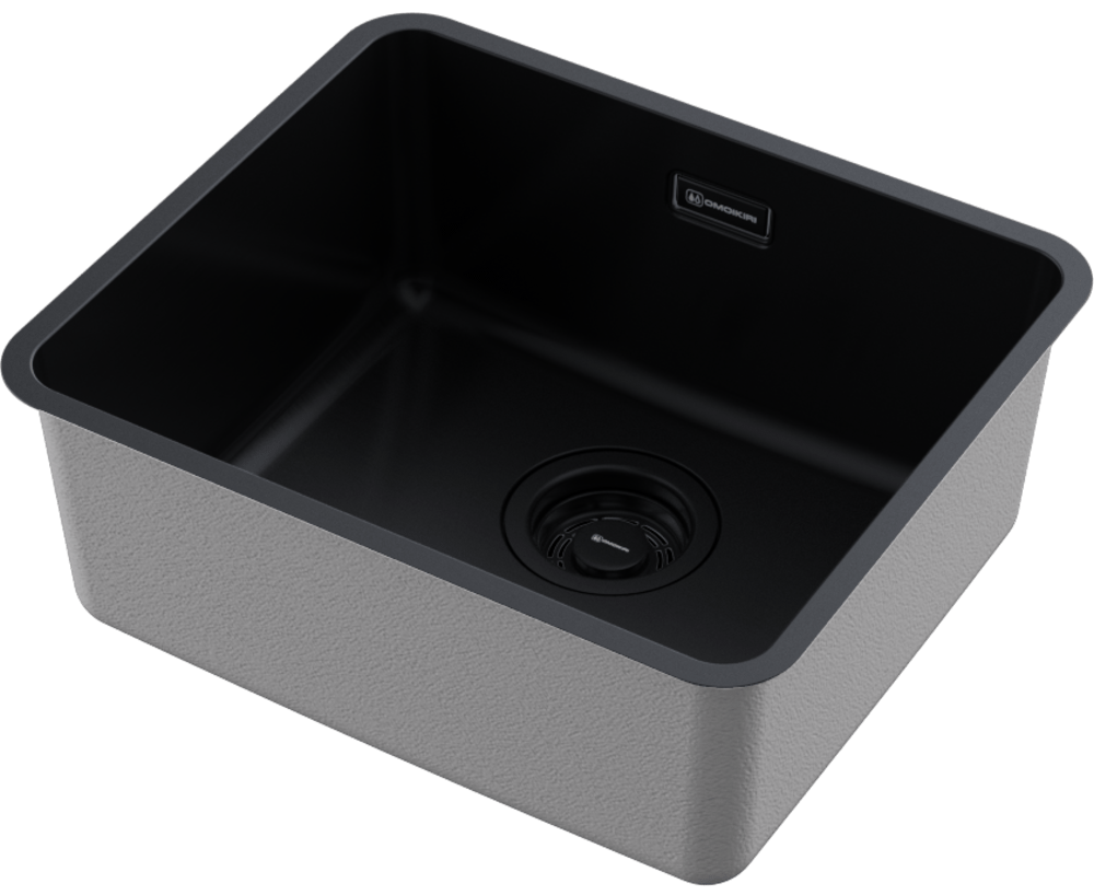 Omoikiri Omi 43-U/I-GB Ultra Mini, мойка, нержавеющая сталь/графит