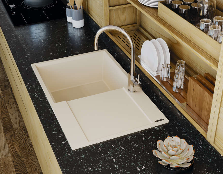 Omoikiri Daisen 86-PA, мойка, гранит, пастила