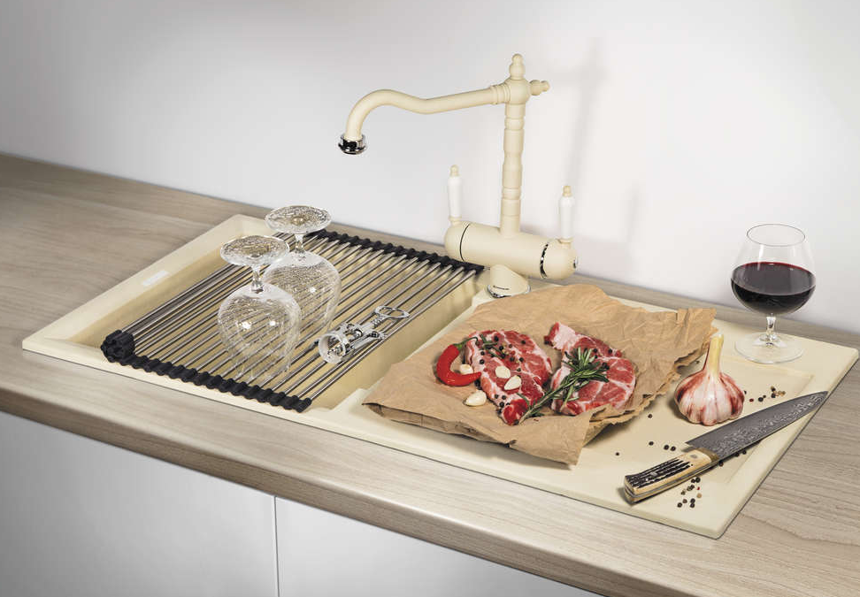 Omoikiri Amagasaki-G, смеситель, золото