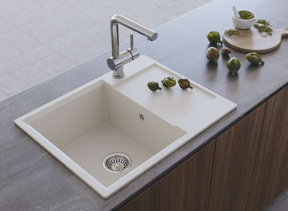 Omoikiri Daisen 65-SA, мойка, гранит, бежевый