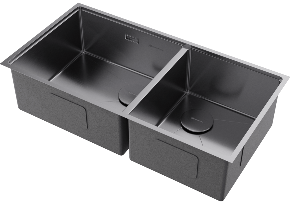 Omoikiri Taki 85-2-LB-U/IF-IN Side, мойка, нержавеющая сталь