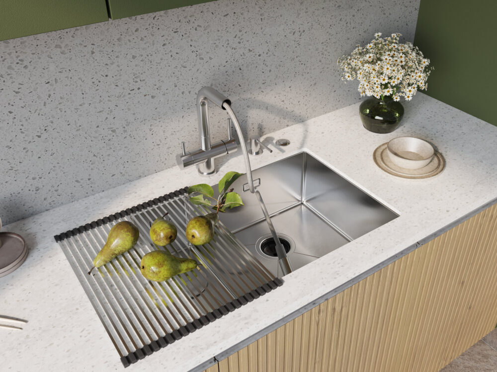 Omoikiri Taki 58-2-U/IF IN-R, мойка, нержавеющая сталь, чаша справа