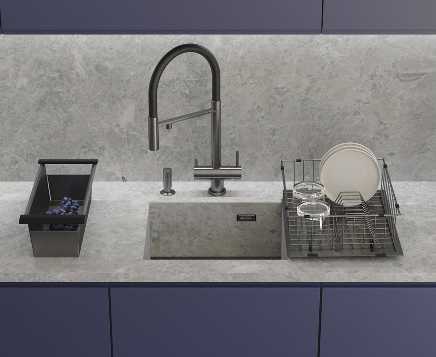 Omoikiri Kasen 49-16 INT LG, мойка, нержавеющая сталь/светлое золото