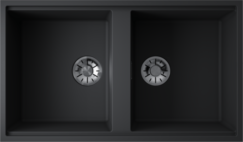 Omoikiri Kitagawa 83-2-U-GB, мойка, керамика, графит