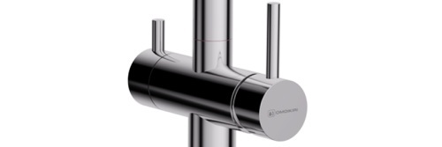 Omoikiri Akeno-C-BL, смеситель, хром/черный