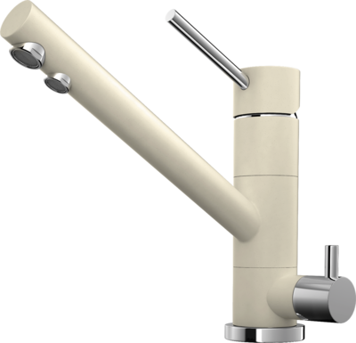 Omoikiri Tonami-BE, смеситель, гранит, ваниль