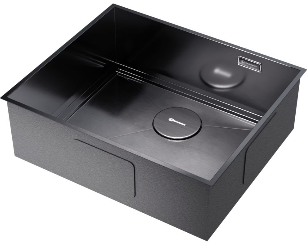 Omoikiri Kasen 53-INT GM, мойка, нержавеющая сталь/вороненая сталь 