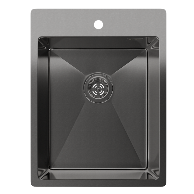Rivelato RINOX 3850 PVD black, мойка, нержавеющая сталь, черный