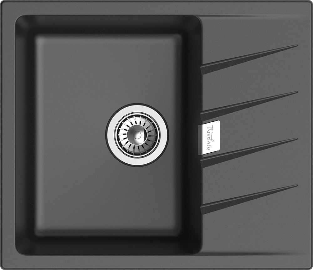 Rivelato RAUM RM-58 antracite, мойка, гранит, антрацит