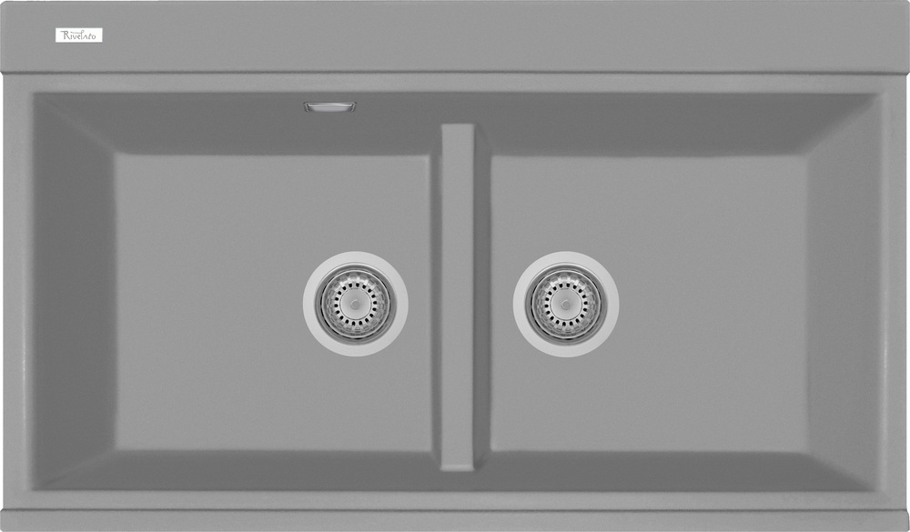 Rivelato FONDE FN-8638-2 titanio, мойка, керамика, серый