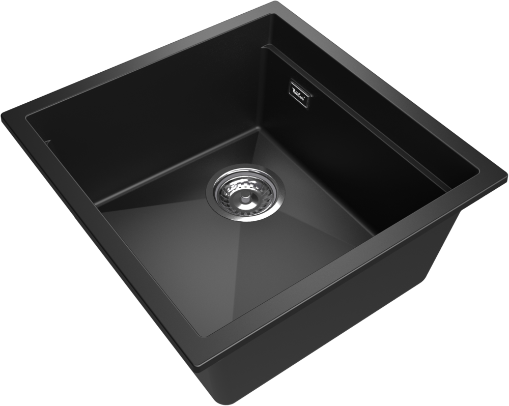 Rivelato LINO LN-454-L antracite, мойка, гранит, антрацит