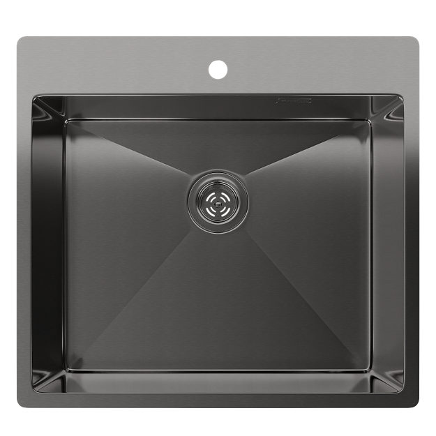 Rivelato RINOX 5450 PVD black, мойка, нержавеющая сталь, черный