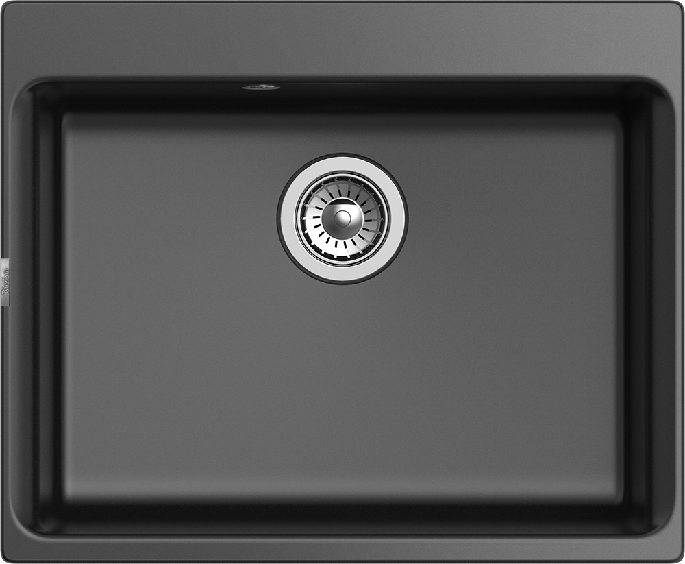 Rivelato ZENO ZN-7650 grigio puro, мойка, керамика, серый