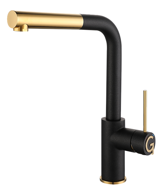 Rivelato ALBANO 1573503 antracite/oro, смеситель, гранит, антрацит/золото