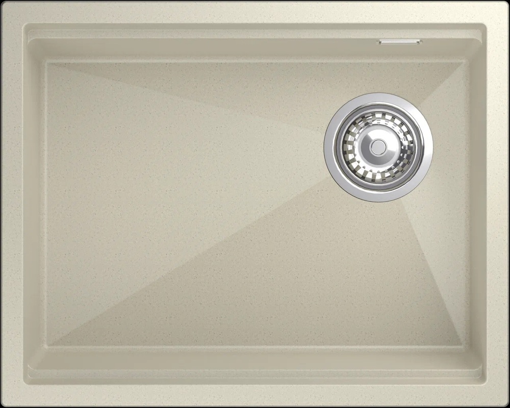 Rivelato LINO LN-554-R beige scuro, мойка, гранит, тёмно-бежевый