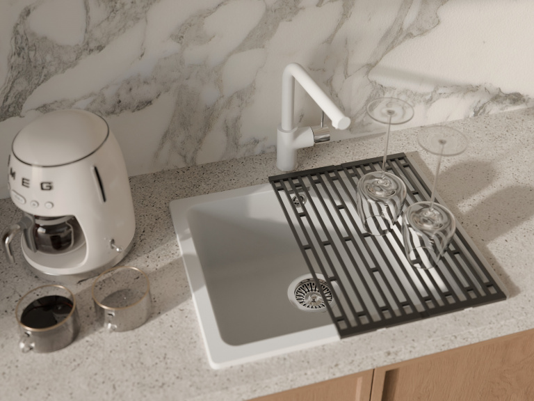 Rivelato VICO 9021601 brina/cromo, смеситель, гранит, иней/хром