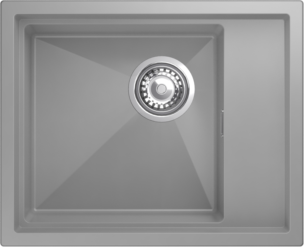 Rivelato NOBILE NB-544-R grigio metallizz, мойка, гранит, серый металлик